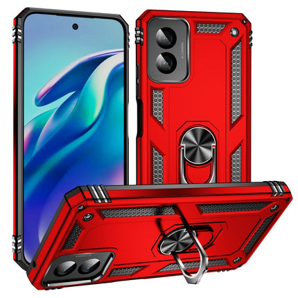 Shockproof TPU + PC Phone Case with Holder, For Motorola Moto G Play 4G 2024, For Motorola Moto G14, For Motorola Moto G Power 5G 2024