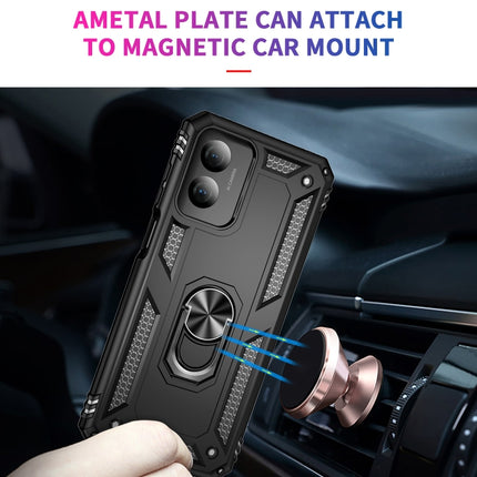 Shockproof TPU + PC Phone Case with Holder, For Motorola Moto G Play 4G 2024, For Motorola Moto G14, For Motorola Moto G Power 5G 2024
