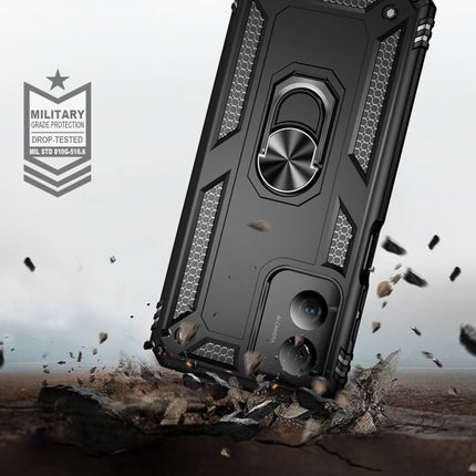 Shockproof TPU + PC Phone Case with Holder, For Motorola Moto G Play 4G 2024, For Motorola Moto G14, For Motorola Moto G Power 5G 2024