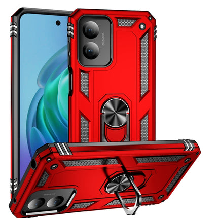 Shockproof TPU + PC Phone Case with Holder, For Motorola Moto G Play 4G 2024, For Motorola Moto G14, For Motorola Moto G Power 5G 2024
