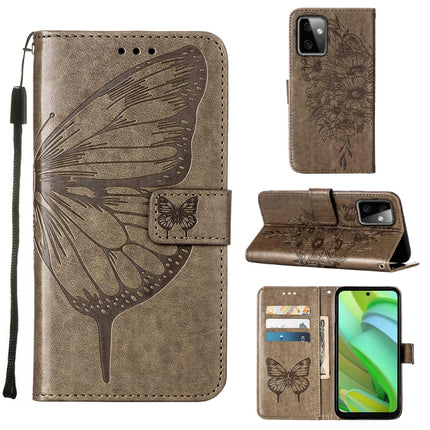 Embossed Butterfly Leather Phone Case, For Motorola Moto G Power 2023, For Motorola Edge 30 Neo, For Motorola Edge 2022 / Edge+ 5G UW 2022