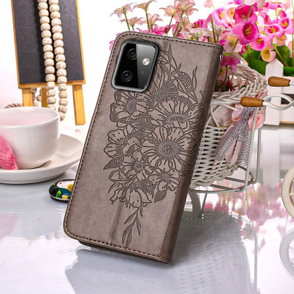 Embossed Butterfly Leather Phone Case, For Motorola Moto G Power 2023, For Motorola Edge 30 Neo, For Motorola Edge 2022 / Edge+ 5G UW 2022