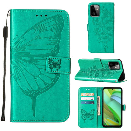 Embossed Butterfly Leather Phone Case, For Motorola Moto G Power 2023, For Motorola Edge 30 Neo, For Motorola Edge 2022 / Edge+ 5G UW 2022