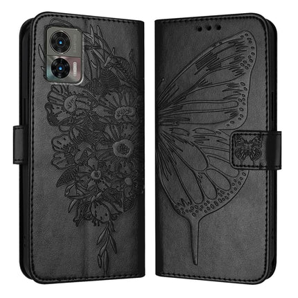 Embossed Butterfly Leather Phone Case, For Motorola Moto G Power 2023, For Motorola Edge 30 Neo, For Motorola Edge 2022 / Edge+ 5G UW 2022
