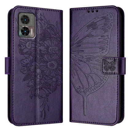 Embossed Butterfly Leather Phone Case, For Motorola Moto G Power 2023, For Motorola Edge 30 Neo, For Motorola Edge 2022 / Edge+ 5G UW 2022