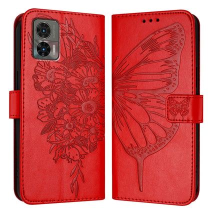 Embossed Butterfly Leather Phone Case, For Motorola Moto G Power 2023, For Motorola Edge 30 Neo, For Motorola Edge 2022 / Edge+ 5G UW 2022
