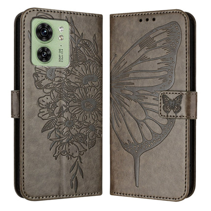 Embossed Butterfly Leather Phone Case, For Motorola Edge 40 5G Global/Edge 2023 US, For Motorola Moto G84, For Motorola Moto G54