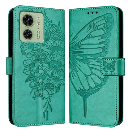 Embossed Butterfly Leather Phone Case, For Motorola Edge 40 5G Global/Edge 2023 US, For Motorola Moto G84, For Motorola Moto G54