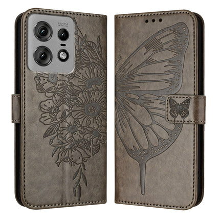 Embossed Butterfly Leather Phone Case, For Motorola Edge 50 Ultra, For Motorola Edge 50 Pro, For Motorola Edge 50 Fusion