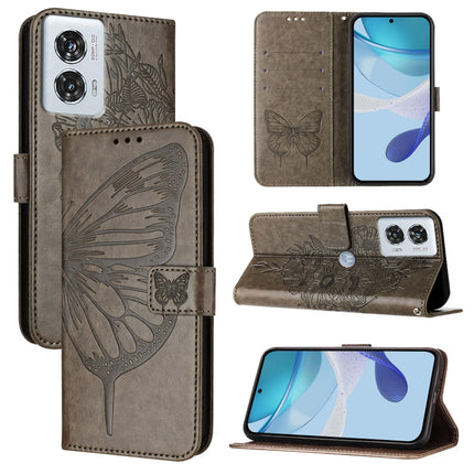 Embossed Butterfly Leather Phone Case, For Motorola Edge 50 Ultra, For Motorola Edge 50 Pro, For Motorola Edge 50 Fusion