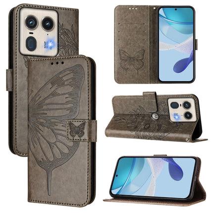 Embossed Butterfly Leather Phone Case, For Motorola Edge 50 5G, For Motorola Moto E14, For Motorola Moto G85