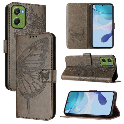 Embossed Butterfly Leather Phone Case, For Motorola Edge 70 5G, For Motorola Moto G06 4G, For Motorola Edge 60 Pro / 60s Pro 5G