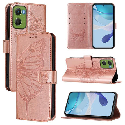 Embossed Butterfly Leather Phone Case, For Motorola Edge 70 5G, For Motorola Moto G06 4G, For Motorola Edge 60 Pro / 60s Pro 5G