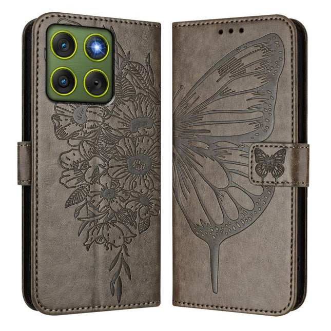 Embossed Butterfly Leather Phone Case, For Motorola Edge 70 5G, For Motorola Moto G06 4G, For Motorola Edge 60 Pro / 60s Pro 5G