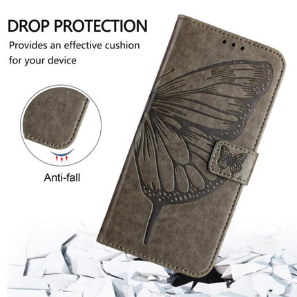 Embossed Butterfly Leather Phone Case, For Motorola Moto G17 4G / G17 Power 4G, For Motorola Signature 5G, For Motorola Moto G67 Power 5G Global