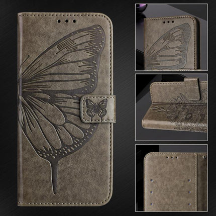 Embossed Butterfly Leather Phone Case, For Motorola Moto G17 4G / G17 Power 4G, For Motorola Signature 5G, For Motorola Moto G67 Power 5G Global