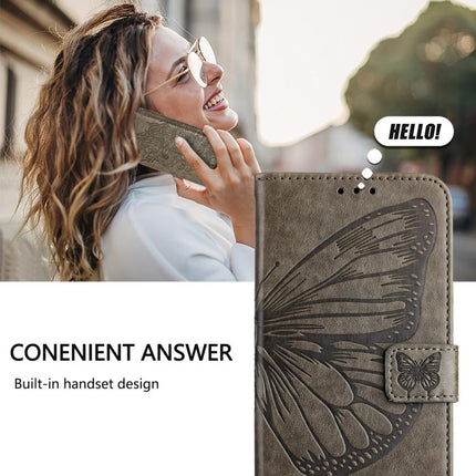 Embossed Butterfly Leather Phone Case, For Motorola Moto G17 4G / G17 Power 4G, For Motorola Signature 5G, For Motorola Moto G67 Power 5G Global
