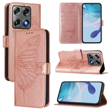 Embossed Butterfly Leather Phone Case, For Motorola Moto G17 4G / G17 Power 4G, For Motorola Signature 5G, For Motorola Moto G67 Power 5G Global
