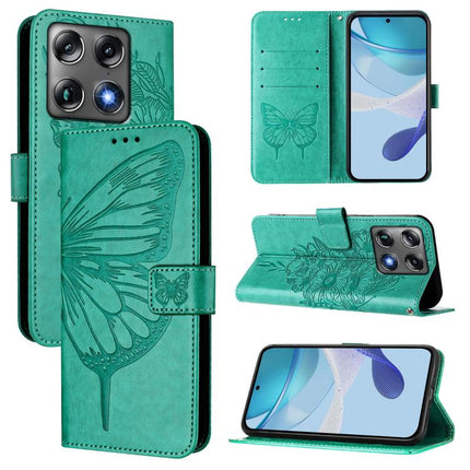 Embossed Butterfly Leather Phone Case, For Motorola Moto G17 4G / G17 Power 4G, For Motorola Signature 5G, For Motorola Moto G67 Power 5G Global