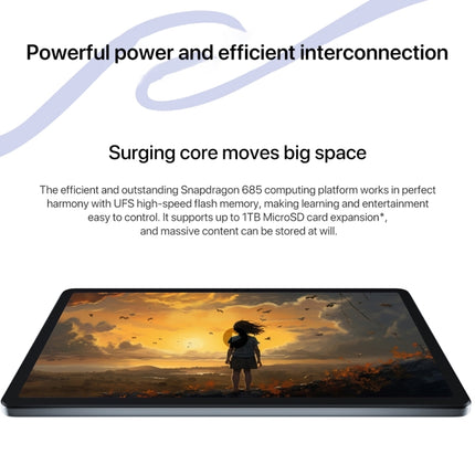 Lenovo Xiaoxin Pad 2024 11-Zoll-WiFi-Tablet, Android 13, Qualcomm Snapdragon 685 Octa Core, unterstützt Gesichtserkennung, 6 GB + 128 GB, 8 GB + 128 GB
