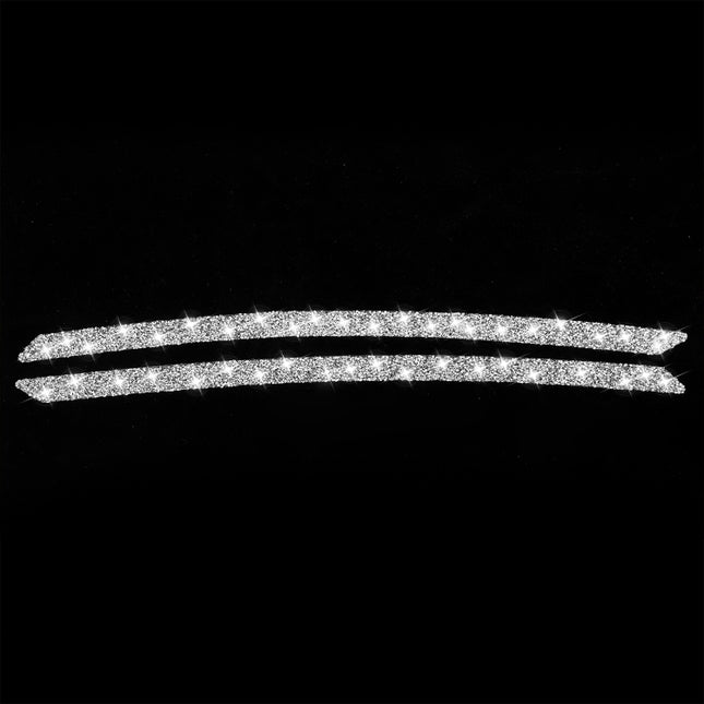 Car Light Eyebrow Diamond Decoration Sticker, Left and Right Drive, Light Eyebrow