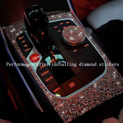 Car Light Eyebrow Diamond Decoration Sticker, Left and Right Drive, Light Eyebrow
