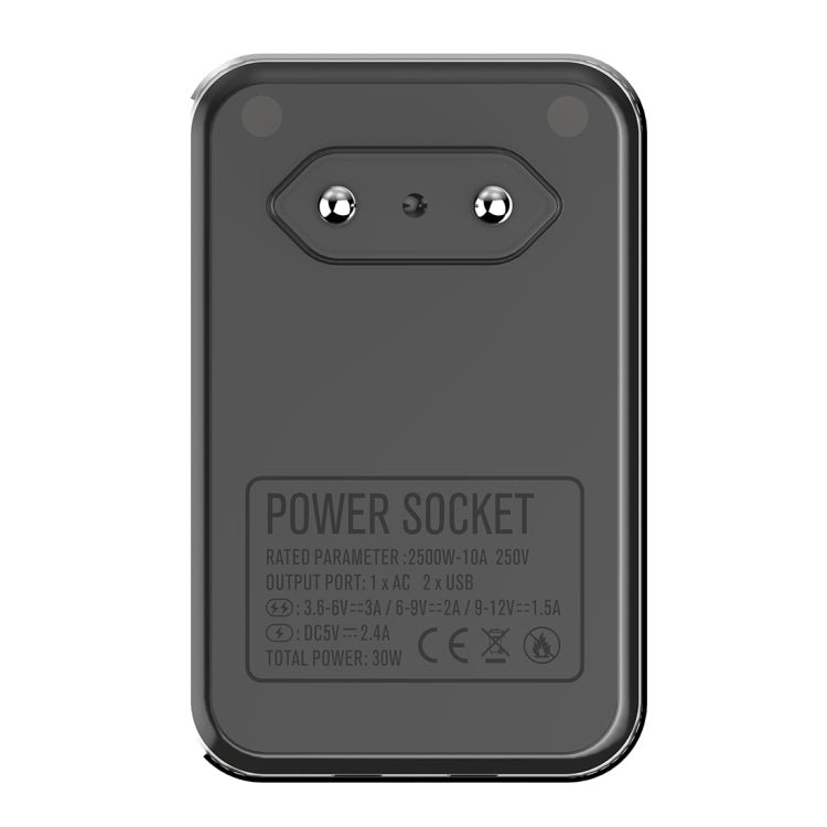 LDNIO SC1205 Universal Conversion Socket + QC3.0 USB + USB Interfaces Multifunction Travel Charger Mobile Phone Charger, EU Plug