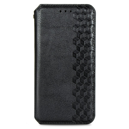 Cubic Grid Pressed Horizontal Flip Magnetic Leather Case with Holder & Card Slots & Wallet, For Samsung Galaxy A20(Japanese Version), For Samsung Galaxy A30(Japanese Version), For Samsung Galaxy A30, For Samsung Galaxy A41                              ...