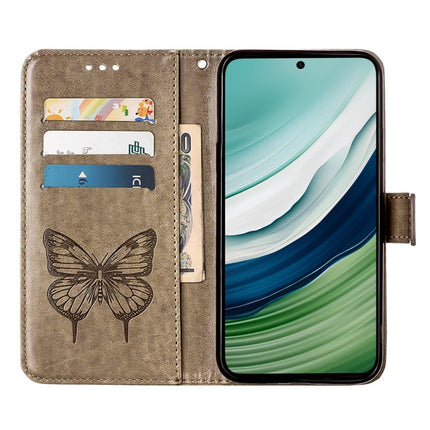 Embossed Butterfly Leather Phone Case, For Huawei Mate 60, For Huawei Mate 60 Pro, For Huawei P60 Art