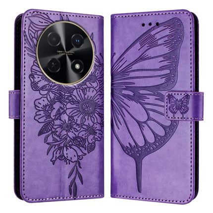 Embossed Butterfly Leather Phone Case, For Huawei Nova 13 Pro, For Huawei Nova 13 / Nova 12, For Huawei Nova 12i 4G Global
