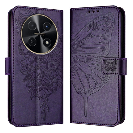 Embossed Butterfly Leather Phone Case, For Huawei Nova 13 Pro, For Huawei Nova 13 / Nova 12, For Huawei Nova 12i 4G Global