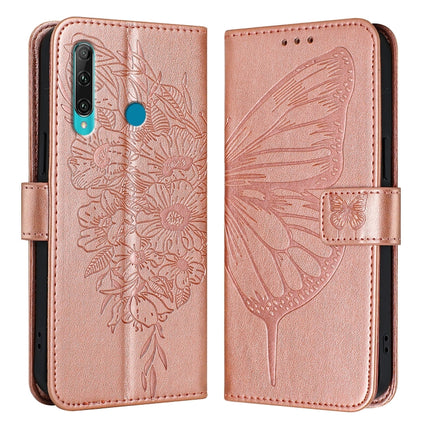 Embossed Butterfly Leather Phone Case, For Huawei Enjoy 9s/P Smart/P Smart+ 2019, For Huawei P30 Lite / Nova 4e, For Huawei P30 Pro