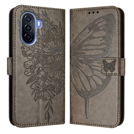 Embossed Butterfly Leather Phone Case, For Huawei P60 / P60 Pro, For Huawei Enjoy 50 Pro 4G / Nova Y90, For Huawei Enjoy 50 4G / Nova Y70 Plus