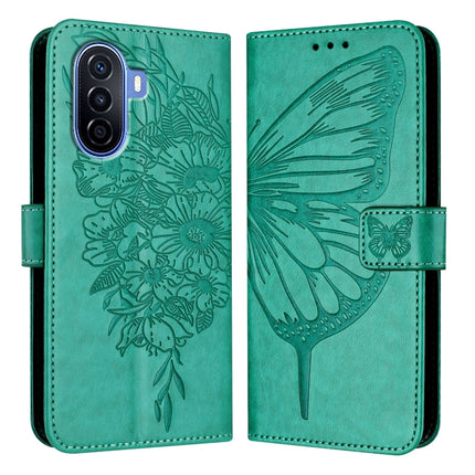 Embossed Butterfly Leather Phone Case, For Huawei P60 / P60 Pro, For Huawei Enjoy 50 Pro 4G / Nova Y90, For Huawei Enjoy 50 4G / Nova Y70 Plus