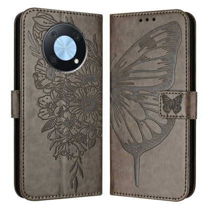 Embossed Butterfly Leather Phone Case, For Huawei P60 / P60 Pro, For Huawei Enjoy 50 Pro 4G / Nova Y90, For Huawei Enjoy 50 4G / Nova Y70 Plus