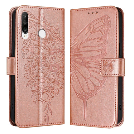 Embossed Butterfly Leather Phone Case, For Huawei Enjoy 9s/P Smart/P Smart+ 2019, For Huawei P30 Lite / Nova 4e, For Huawei P30 Pro