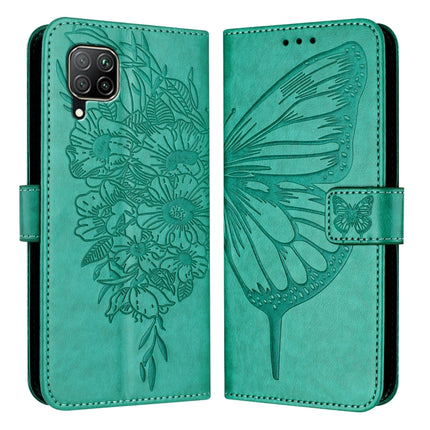 Embossed Butterfly Leather Phone Case, For Huawei P40 Lite 4G / Nova 6 SE, For Huawei P40 Pro, For Huawei P40