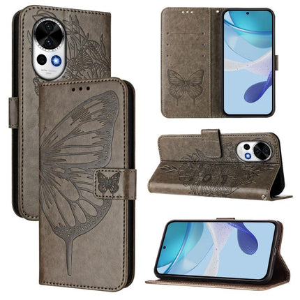 Embossed Butterfly Leather Phone Case, For Huawei Nova 13 Pro, For Huawei Nova 13 / Nova 12, For Huawei Nova 12i 4G Global