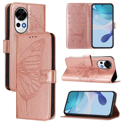 Embossed Butterfly Leather Phone Case, For Huawei Nova 13 Pro, For Huawei Nova 13 / Nova 12, For Huawei Nova 12i 4G Global