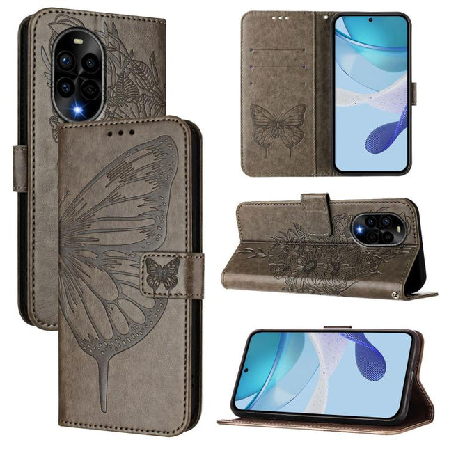 Embossed Butterfly Leather Phone Case, For Huawei Nova 13 Pro, For Huawei Nova 13 / Nova 12, For Huawei Nova 12i 4G Global