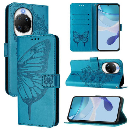 Embossed Butterfly Leather Phone Case, For Huawei nova 14 Ultra 5G, For Huawei nova 14 Pro 5G, For Huawei nova 14 5G