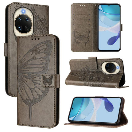 Embossed Butterfly Leather Phone Case, For Huawei nova 14 Ultra 5G, For Huawei nova 14 Pro 5G, For Huawei nova 14 5G