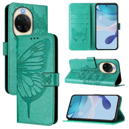 Embossed Butterfly Leather Phone Case, For Huawei nova 14 Ultra 5G, For Huawei nova 14 Pro 5G, For Huawei nova 14 5G