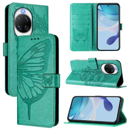 Embossed Butterfly Leather Phone Case, For Huawei nova 14 Ultra 5G, For Huawei nova 14 Pro 5G, For Huawei nova 14 5G