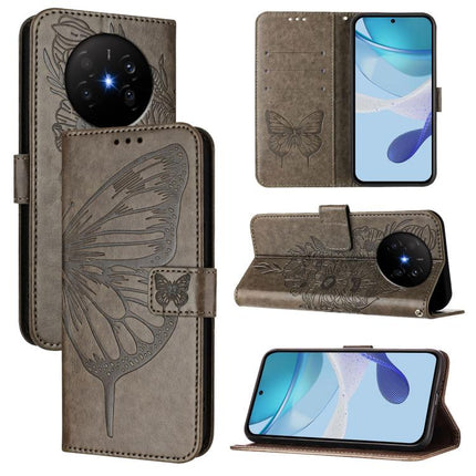 Embossed Butterfly Leather Phone Case, For Huawei Pura 90 Pro 5G, For Huawei Mate 70 Air 5G, For Huawei Enjoy 80s 4G