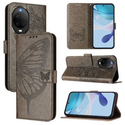 Embossed Butterfly Leather Phone Case, For Huawei nova 14 Lite 5G / nova 15 / 16z, For Huawei nova 16 5G, For Huawei Pura 90 Pro Max 5G
