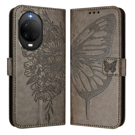 Embossed Butterfly Leather Phone Case, For Huawei nova 14 Lite 5G / nova 15 / 16z, For Huawei nova 16 5G, For Huawei Pura 90 Pro Max 5G