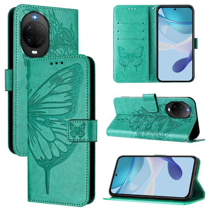 Embossed Butterfly Leather Phone Case, For Huawei nova 14 Lite 5G / nova 15 / 16z, For Huawei nova 16 5G, For Huawei Pura 90 Pro Max 5G