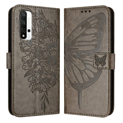 Embossed Butterfly Leather Phone Case, For Honor 50 SE / Huawei Nova 9 SE, For Honor 20 / 20 Pro / 20S, For Honor 9X Global / Huawei P Smart Z
