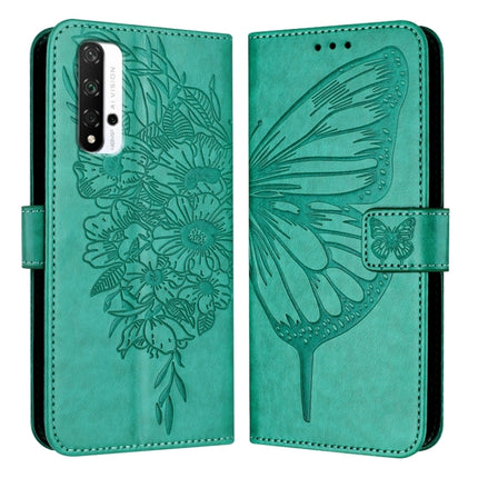 Embossed Butterfly Leather Phone Case, For Honor 50 SE / Huawei Nova 9 SE, For Honor 20 / 20 Pro / 20S, For Honor 9X Global / Huawei P Smart Z